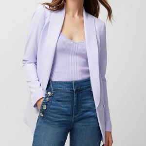 NWT White House Black Market - The Relaxed Blazer - Lavender - Size 10